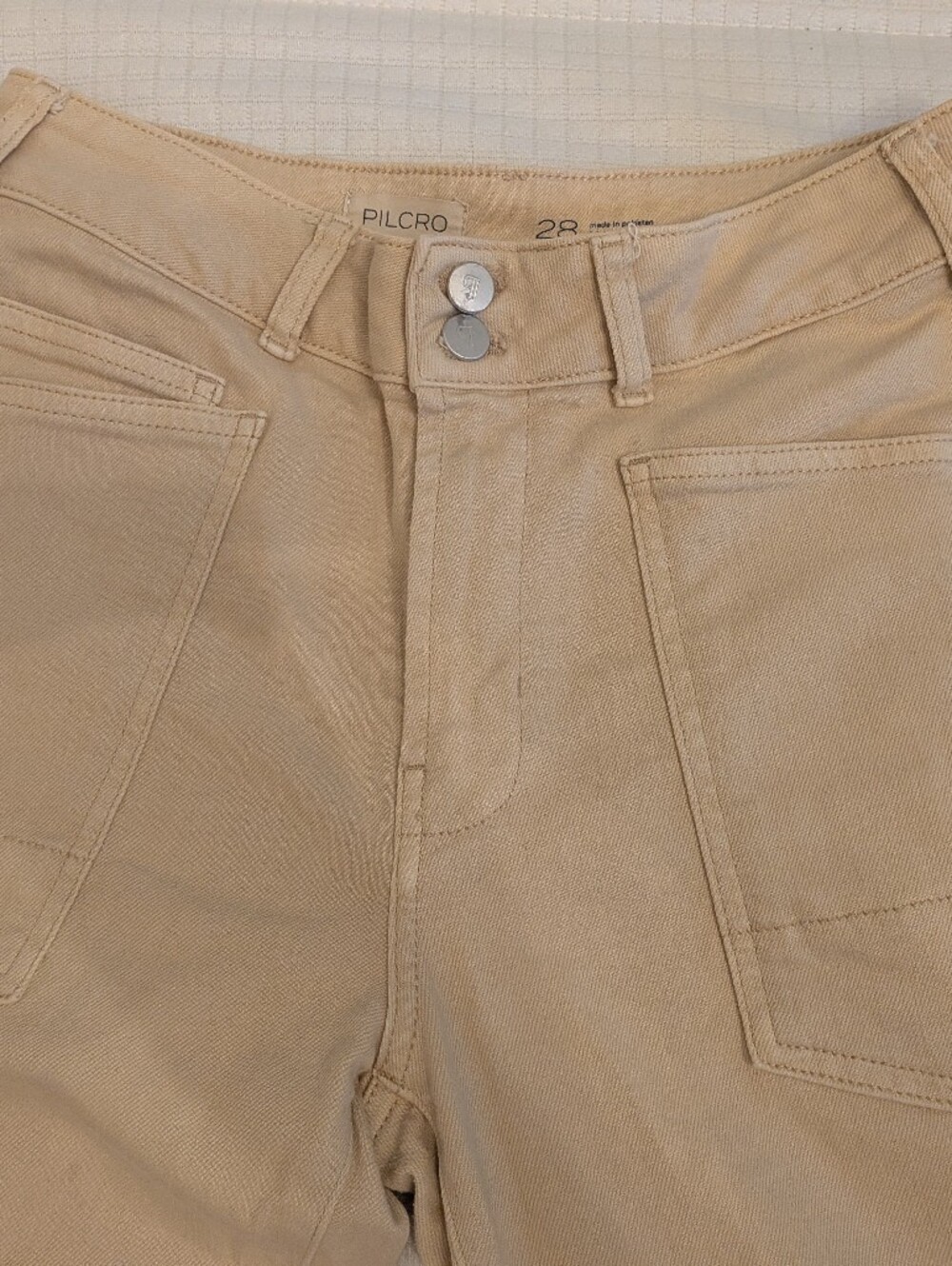Anthropologie Pilcro Utility Workwear Field Pants Big Pockets Size 28 - Picture 2 of 6
